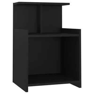 Produktbild von Nachttisch Schwarz 40x35x60 cm Holzwerkstoff