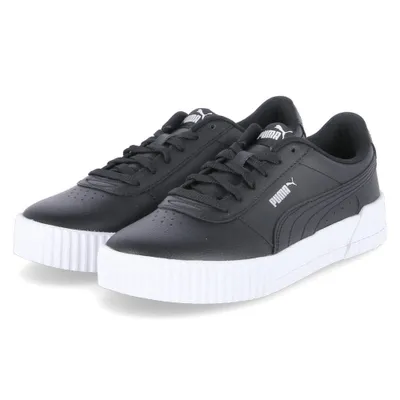 Produktbild von PUMA Damen Carina L Sneakers, Puma Black-Puma White-Puma Silver, 39 EU