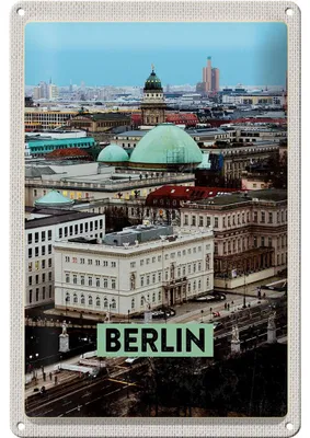 Produktbild von Blechschild Reise 20x30cm Berlin Deutschland Aussicht Berlin