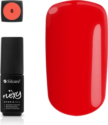 Obrázok produktu pre Silcare Flexy Hybrídny Gel na Nechty - Odtieň 06, 4,5g