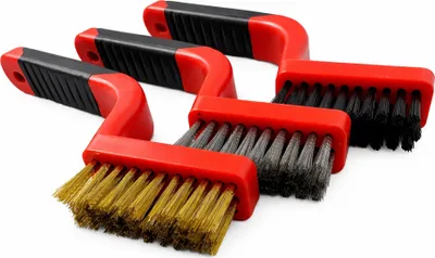 Immagine prodotto di Set 3 spazzole metalliche per trapano, kit di pulizia per scrubber elettrico, strumenti di pulizia per lucidatura forniture per il bagno dell'auto, per rimozione ruggine, 170 mm, Gebo Tools