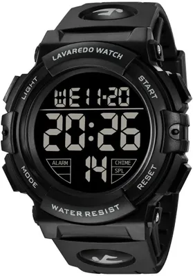 Produktbild von Watch Multifunktionale Herren Uhren Digital Sport Outdoor Armbanduhr 5 ATM wasserdichte Uhr mit Alarm/Kalender/Stoppuhr/Stoßfest Präzises Quarzwerk