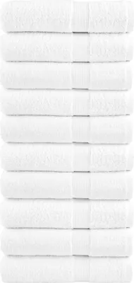 Productafbeelding van Handdoeken SOLUND 10 st 600 g/m² 50x100 cm wiit