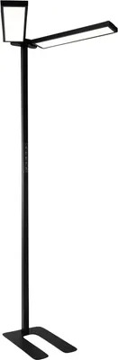 Image de LUXULA Lampadaire LED pour bureau, up/down, 120W, 4000K, EEK : F, 8500lm, IP20, dimmable, noir