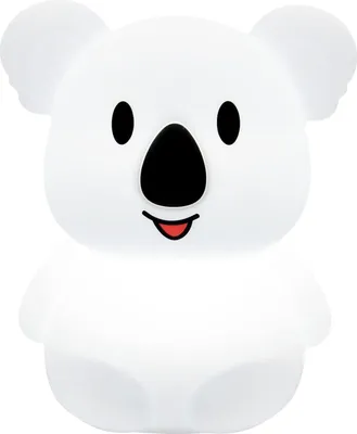 Produktbild von OKWISH Nachtlichter Koala, Silikon Nachtlampe, Wiederaufladbares Nachtlicht,Touch & Klopfen Lampe,Schlaflicht für Kinderzimmer, 700mAh Akku Nachtlampe