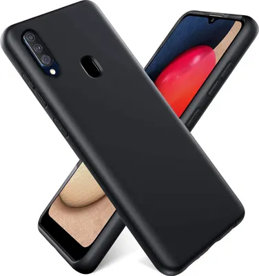 Image de Housse Samsung Galaxy A20s Housse de protection en gel de silicone pour téléphone portable, noir