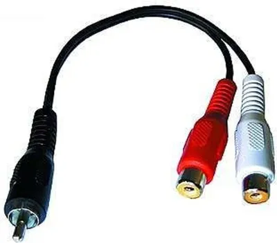 Produktbild von Cinch-Stecker auf 2xCinch-Kupplung 0,2 m