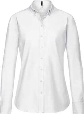 Produktbild von Greiff CASUAL Damen Bluse Langarm Button-Down Regular-Fit Weiß 38