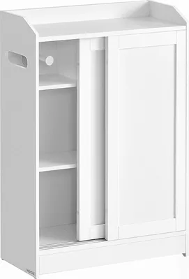 Produktbild von Songmics Badezimmerschrank mit Schiebetüren wolkenweiss