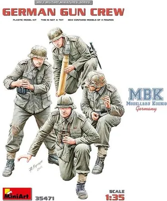 Immagine prodotto di MiniArt 1:35 Unità di soldati tedeschi kit di modellismo in plastica