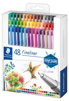 Zdjęcie produktu dla Staedtler triplus fineliner 334, 48 szt.