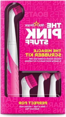 Obrázek produktu pro Sada čisticích kartáčů, 4 hlavice, růžová, péče