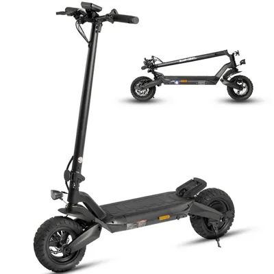 Produktbild von E-Scooter 10 Zoll klappbarer E-roller mit ABE, 48V 720 Wh, max. 60km 500 W, 20 km/h, (mit Blinker, mit ABE, doppelte Federung und Scheibenbremsen)