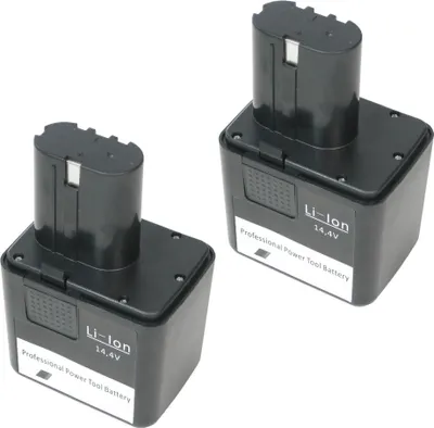 Produktbild von 2x Trade-Shop Li-Ion Akku 14,4V / 3000mAh / 43,2Wh ersetzt Gesipa 7251045 7251049 für FIREBIRD 7260032