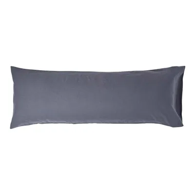 Obrázek produktu pro HOMESCAPES Lněný povlak na polštář na boční spaní antracitový, 48 x 136 cm