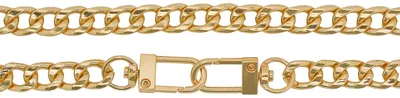 1 Taschenkette 40 cm lang mit Karabinerhaken gold