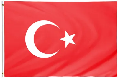 Produktbild von INQUARK 90 x 150 cm Türkei Flagge mit zwei Metallösen