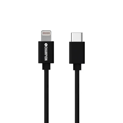 Productafbeelding van USB-C naar Lightning kabel, 2 meter, zwart