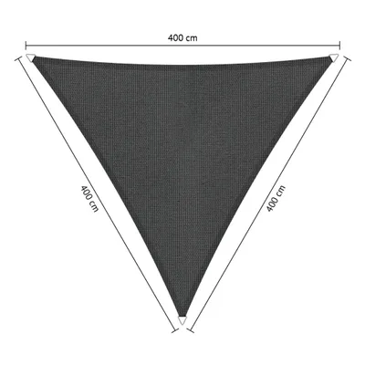 Immagine prodotto di SHADOW COMFORT 4 x 4 x 4 m Tenda da sole triangolare Carbon Black Equalided
