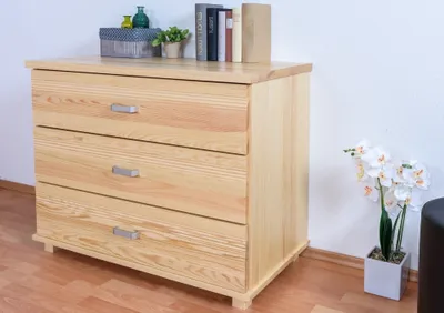 Produktbild von Massivholzkommode natur