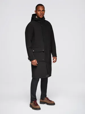 Produktbild von Ombre Clothing Parka für Männer Uku schwarz XXL