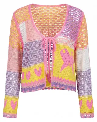 Immagine prodotto di Giacca da donna in maglia, marca ALEIDA, color beige, taglia XS