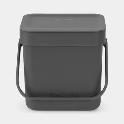 Obrázek produktu pro Brabantia 209888, Černá, Plast, Koš, Jednobarevný, Vnitřní, Obdélníkový