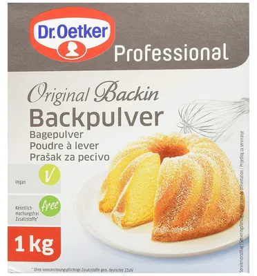 Zdjęcie produktu dla Dr Oetker Backin proszek do pieczenia odpowiedni do wszystkich rodzajów mąki 1000g