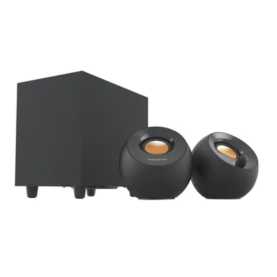 Produktbild von Creative Labs Creative Pebble Plus, 2.1 Kanäle, 8 W, Haus, Schwarz, 16 W, 75 dB