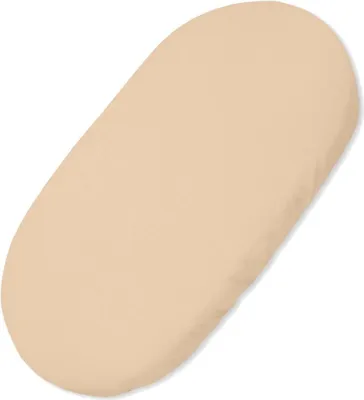Produktbild von Baumwoll-Spannbettlaken für Wiegenmatratze 75 x 35 cm – Unterlaken – ®-, beige