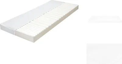 Obrázok produktu pre vidaXL Matrac 100 x 200 cm 7-zónováPolyuretánpena 10 cm H2 H3 - Matrace