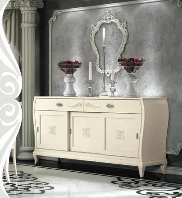 Produktbild von Kommode Schrank Luxus Kommoden Schrank Regal Konsole Möbel Holzschrank Italy Neu