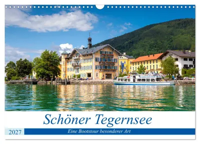 Produktbild von Schöner Tegernsee (Wandkalender 2027 DIN A3 quer), CALVENDO Monatskalender