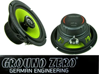 Produktbild von Ground Zero passend für VW Golf 4 IV  2 Wege koax Lautsprecher Boxen Set Tür Vorne hinten