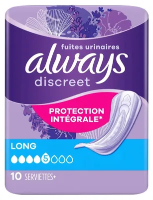 Productafbeelding van Always Discreet Protection Long (10 stuks)