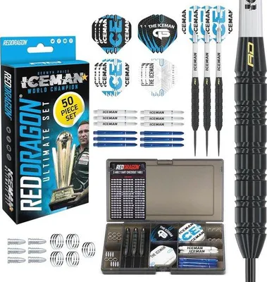 Produktbild von Famanu Darts Set 50-teilig - Komplettset für Dartliebhaber