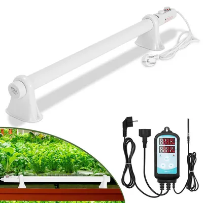 Zdjęcie produktu dla Ogrzewanie szklarni Jayseuw, 90W, z cyfrowym kontrolerem temperatury 3000W, elektryczny grzejnik kolumnowy, biały, do szklarni. Elastyczny montaż