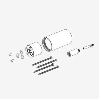 Produktbild von Herzbach LOGIC PLUS Unterputzverlängerung 3 cm für LOGIC PLUS Unterputz-Einhebelmischer