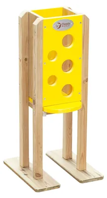 Produktbild von Classic World Holz Sandmühle Spielzeug mit Löchern - nachhaltiges Outdoor-Spielzeug
