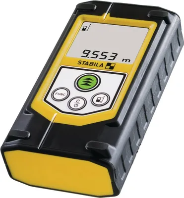 Zdjęcie produktu dla Stabila LD 320, Dalmierz laserowy, m, Czarny, Żółty, Cyfrowy, IP40, 60 m
