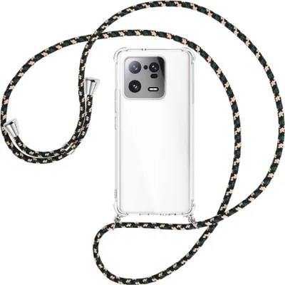 Produktbild von Handykette Backcover-Schutzhülle mit Band (Metall silberfarben) für Xiaomi 13 Pro (6.73'') - camouflage
