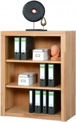 Produktbild von Standregal Aktenregal Bücherschrank Kernbuche teilmassiv