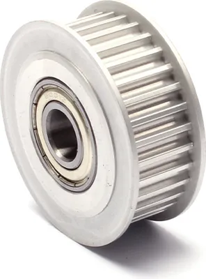 Produktbild von Umlenkrolle HTD-5M 15mm 32 Zähne, 12mm Innendurchmesser, Aluminium
