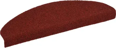 Obrázek produktu pro vidaXL Samolepicí podložky na schůdky 10 ks 65x21x4 cm Bordeaux Red Půlkruhové velké