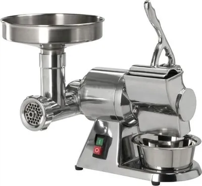 Zdjęcie produktu dla KBS maszynka do mielenia mięsa tarka do sera tarka do chleba 50 kg silnik o mocy 0,5 KM 230 V