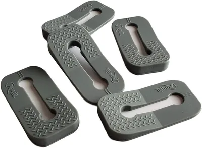 Productafbeelding van Fornuis Knop Sloten - Kinderbeveiliging Kachel - Keuken Veiligheid - Gepatenteerde Siliconen Beschermer - 8 x 4 x 1.1 cm