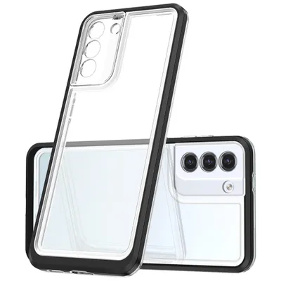 Produktbild von Klare 3In1 Hülle Für Samsung Galaxy S23+ Silikonhülle Mit Rahmen Schwarz