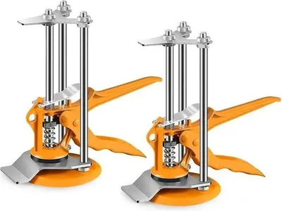 Produktbild von Verbessertes zweiteiliges Wandfliesen-Nivelliersystem, Fliesenheber, Fliesenpositionierer, Trockenbau-Hebebock