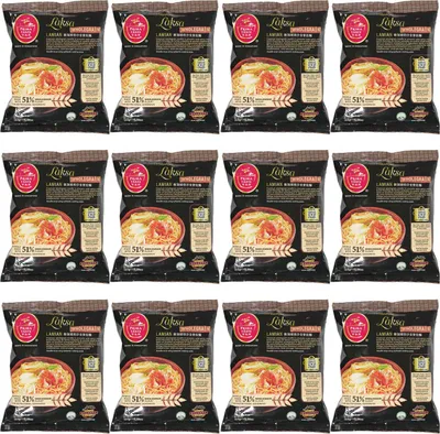Produktbild von Prima Taste Vollkorn Laksa Nudeln La Mian 12x144g
