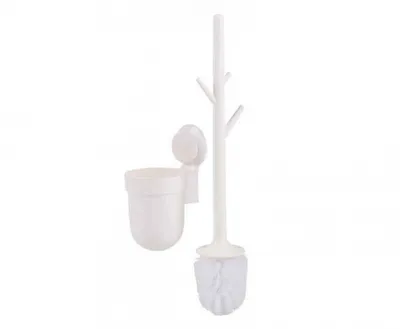 Produktbild von WC-Bürste mit Saugnapf, weiß